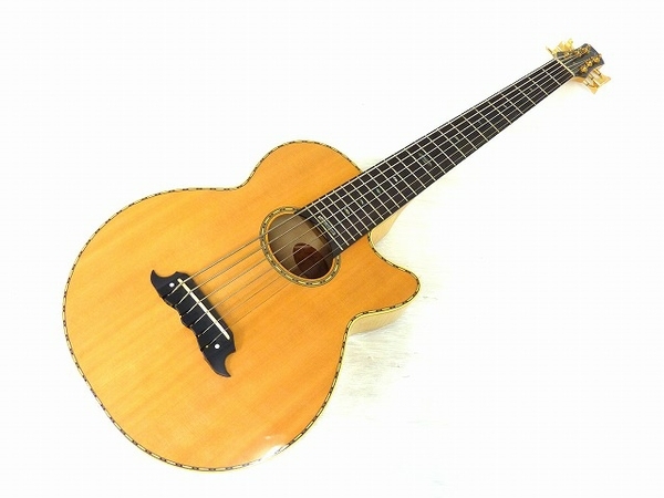 希少Athlete 6弦アコースティックベース AX-6 ギグバッグ付き ATHLETE