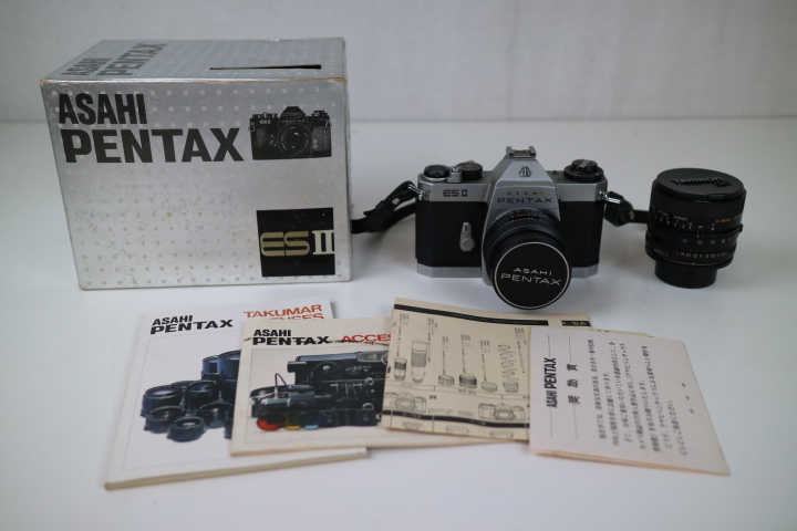 ASAHIPENTAX アサヒペンタックス ESⅡ 一眼レフカメラ レンズ 1：1.8/55㎜ ボディ+レンズ 現状品/SA0123