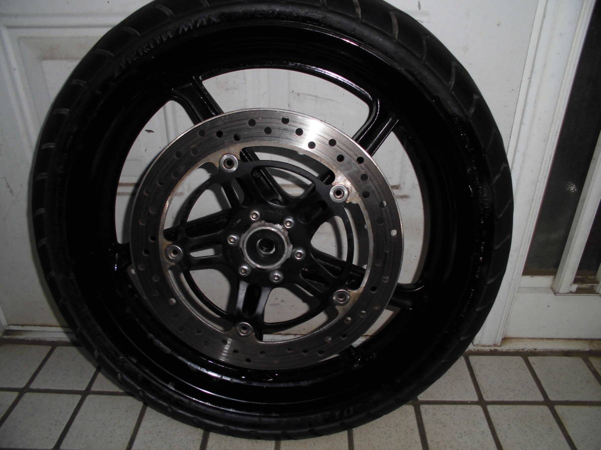 ホンダ VTR250 MC33 純正 フロントホイール タイヤ・ディスクローター