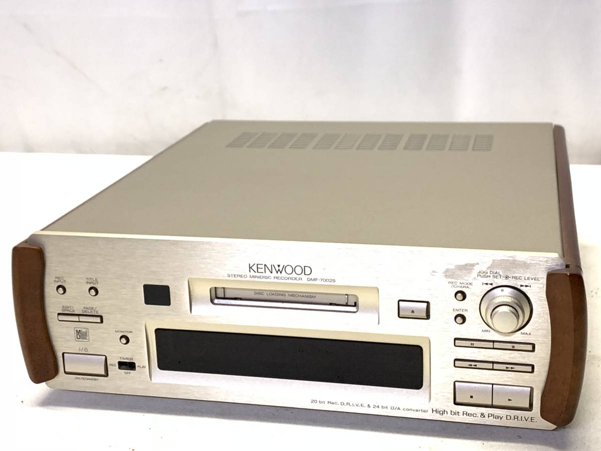 DMF-7002 MiniDisk初めて使いました。(KENWOOD 大好き! 家電@小物 DMF 