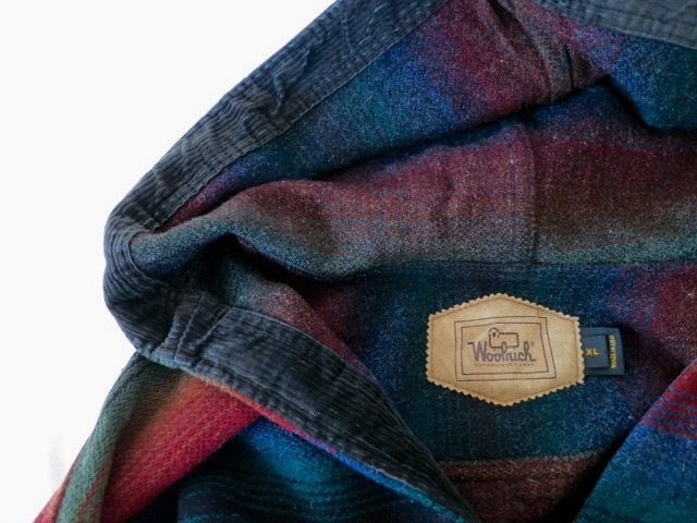 メキシカンパーカタイプ 90'sウールリッチ ネイティブボーダー柄ウール