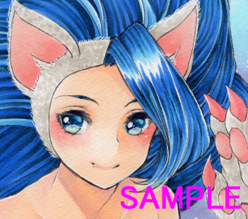 手描き フェリシア イラスト ヴァンパイア ◇レイレイ ヴァンパイア 