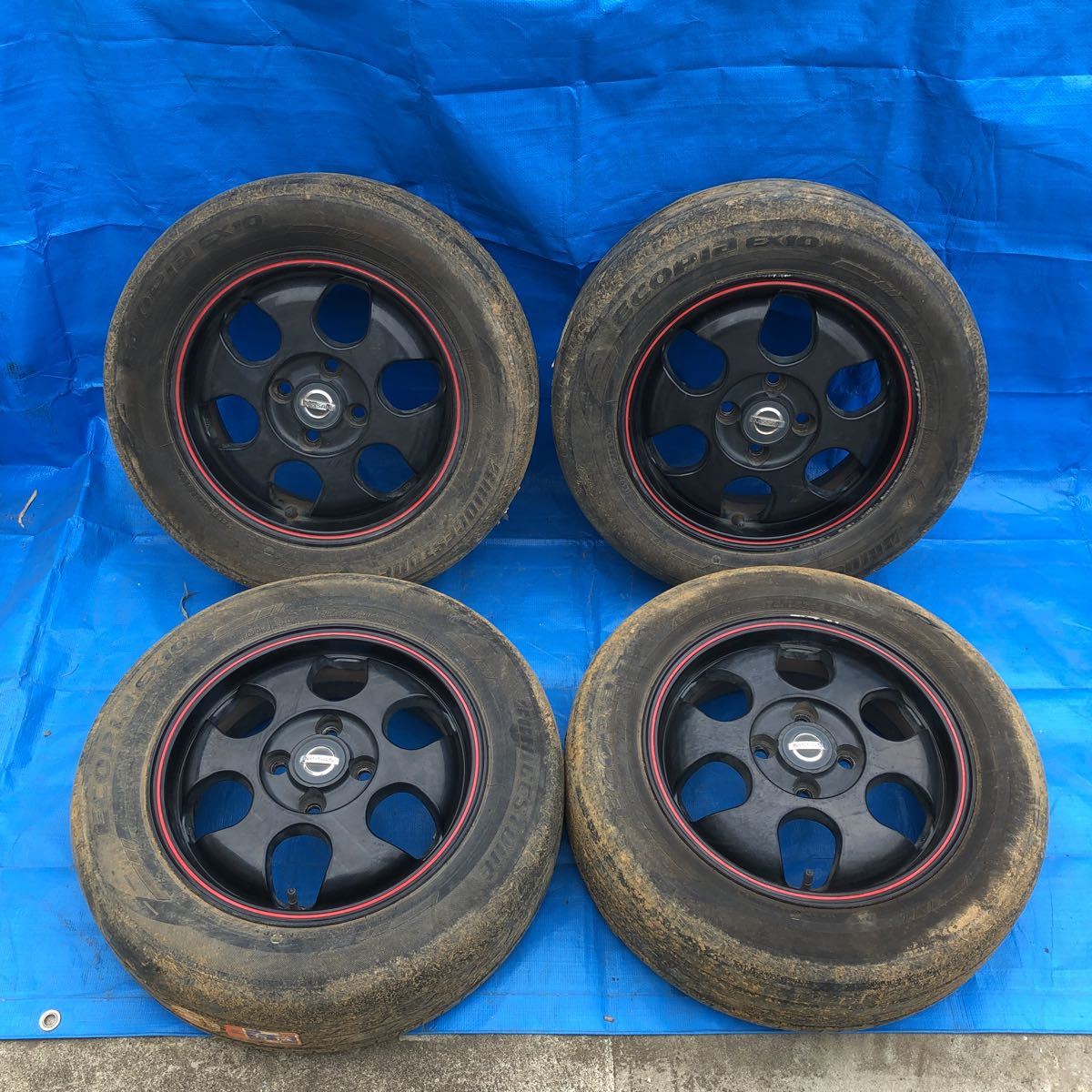日産 純正 ホイール キューブZ11 4本 1台分 14インチ 中古 日産 NISSAN 