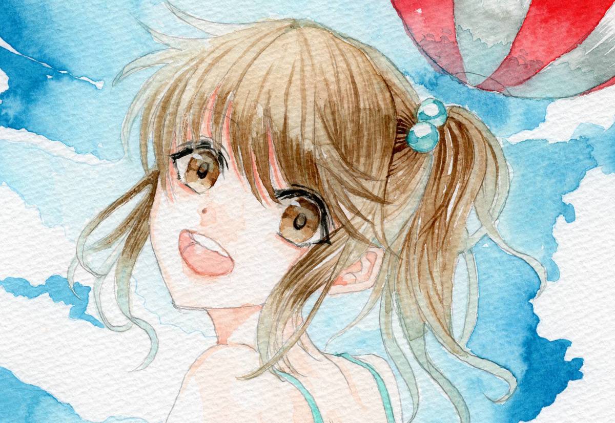 オリジナル手描きイラスト 女の子 ビキニ ビーチバレー ａ4 手描きイラスト 売買されたオークション情報 Yahooの商品情報をアーカイブ公開 オークファン Aucfan Com