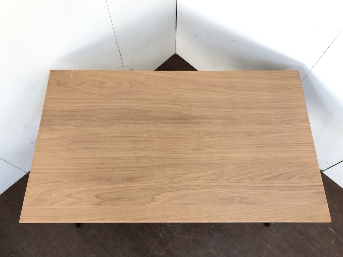 無印良品/折りたたみテーブル/オーク材/幅120cm/奥行70cm/高さ72cm