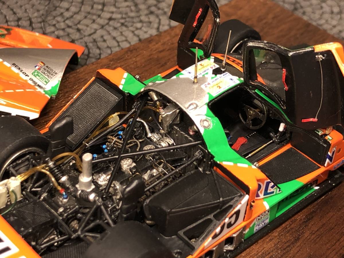 1/43 MAZDA 787B 1991年ルマン24時間優勝車 （MFH製キットをディテール 