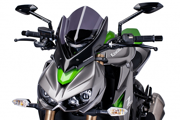 Puig 7514F スクリーン バイザー Z1000 (14-18) [ダークスモーク/ロング] プーチ NEW GENERATION