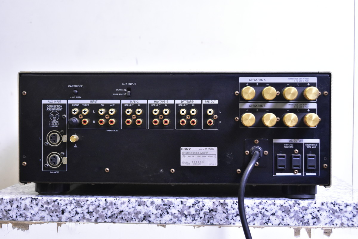 Sony TA-FA7ES アンプ シルバー 中古 Yahoo!オークション - 「sony ta