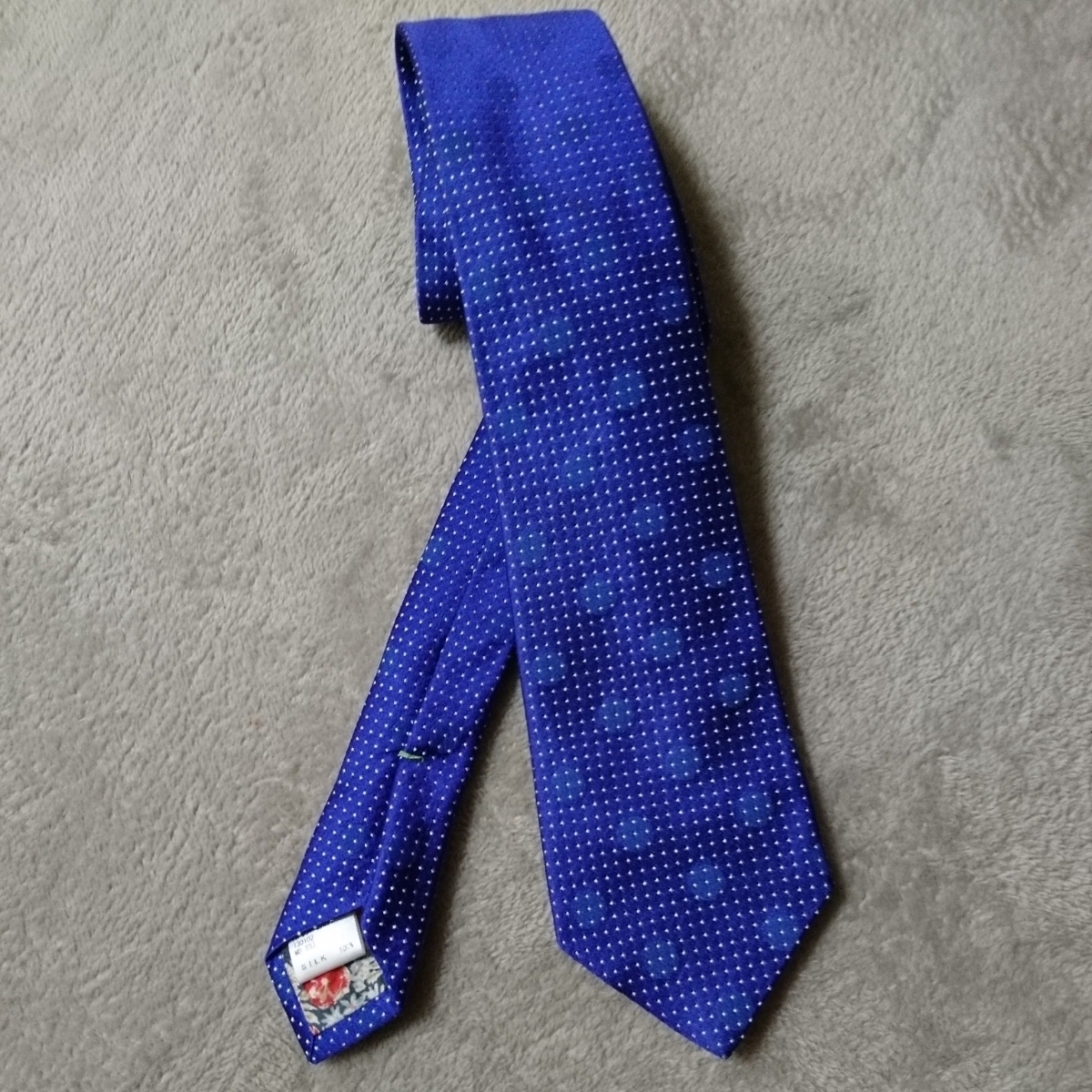 【✨極美品✨】 Paul Smith ポールスミス ネクタイ ネイビー 水玉模様 ネクタイ ポールスミス Paul ドット 美品 水玉 ブルー ドット柄 Smith