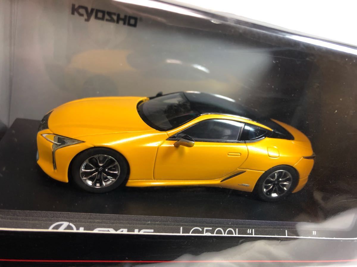 1/43 京商 レクサス LC500h Kパッケージ イエロー KYOSHO ORIGINAL
