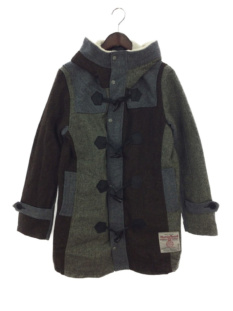 【最新作，HOT】 KMK &times;HARRIS TWEEDケーエムケーハリスツイードダッフルコート/L/ウール/グレー/ used(Lサイズ)｜売買されたオークション情報、yahooの商品情報をアーカイブ公開 - オークファン Lサイズ