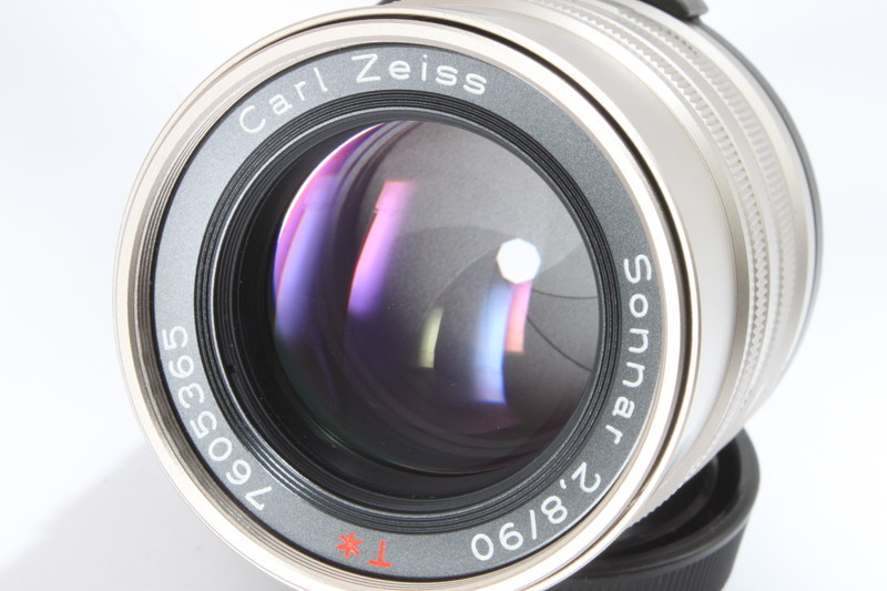 CONTAX コンタックス Carl Zeiss Sonnar 90mm F2.8 T* ケース付き