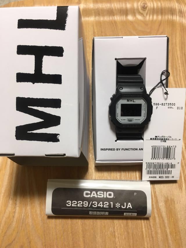 新品送料無料！MHL×G-SHOCK カシオ CASIO マーガレットハウエル Gショック DW-5600VT 腕時計 GSHOCK エムエイチエル