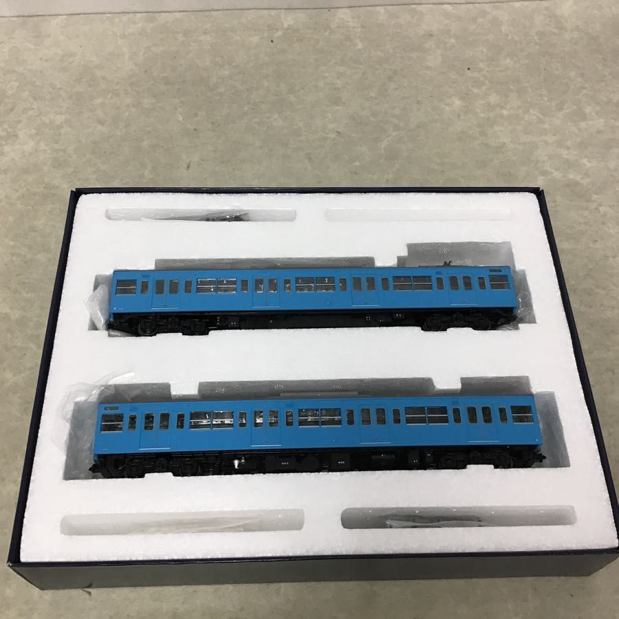 走行不良 天賞堂 HOゲージ 55007 103系 通勤型電車 新製冷房車 2両増結セット スカイブルー /鉄道模型