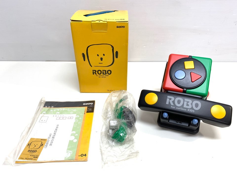 M021113 新品 SANYO/サンヨー ROBO-04 電話 電話機 でんわくん ROBO