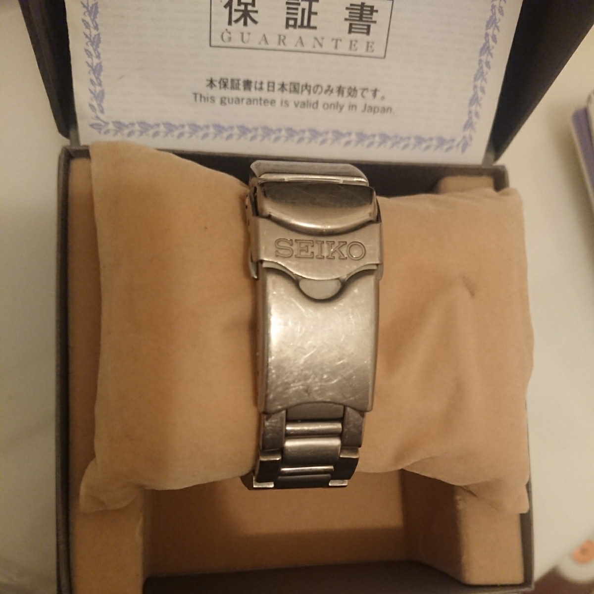 美品 稼動品 限定モデル サムライブルー プロスペックス セイコー サムライ 初代チタンモデル 中古