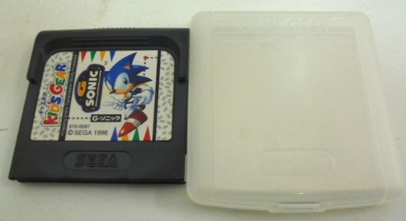 .ジャンクGG キッズギア&ゲームギア専用ソフト G・ソニック 箱・説明書