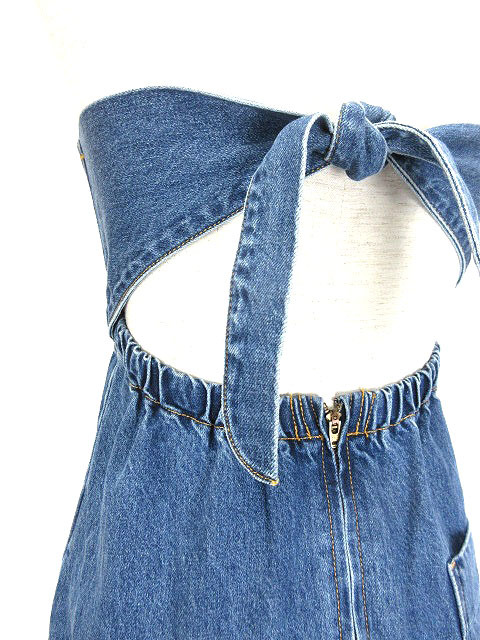 リリーブラウン Lily Brown ワンピース ベアトップ デニム ブルー系 e レディース レディースファッション 売買されたオークション情報 Yahooの商品情報をアーカイブ公開 オークファン Aucfan Com