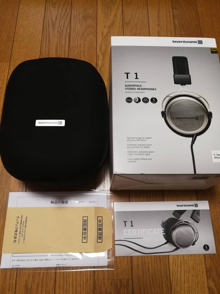 【全国無料，爆買い】 beyerdynamic ベイヤーダイナミック T1 2nd Generation(ヘッドフォン)｜売買されたオークション情報、yahooの商品情報をアーカイブ公開 - オークファン その他