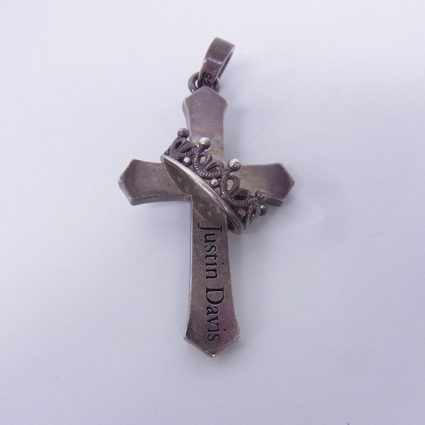 Justin Davis(ジャスティンデイビス) ⁄ CROSS WITH CROWN⁄STONE
