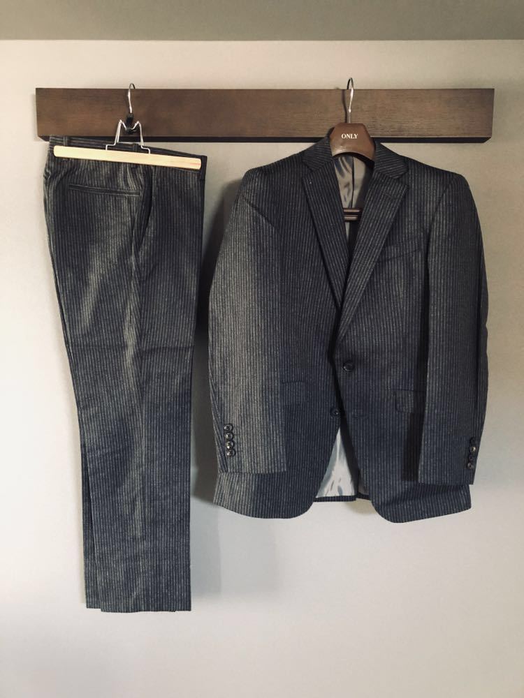 SUIT SELECT スーツセレクト 上質生地 グアベロ ウール イタリア生地 