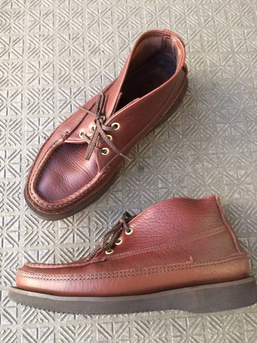 RUSSELL Moccasin Sporting Clays Chukka　サイズ：6 1/2　色：Brown　Made in USA
