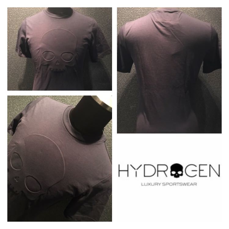 100%新品，HOT 本物定価￥17 500-が特価HYDROGEN ハイドロゲン エンボスフロントスカル Tシャツ 214106 半袖 紺ＸＸＬ(半袖Tシャツ（クルーネック）)｜売買されたオークション情報、yahooの商品情報をアーカイブ 男性用