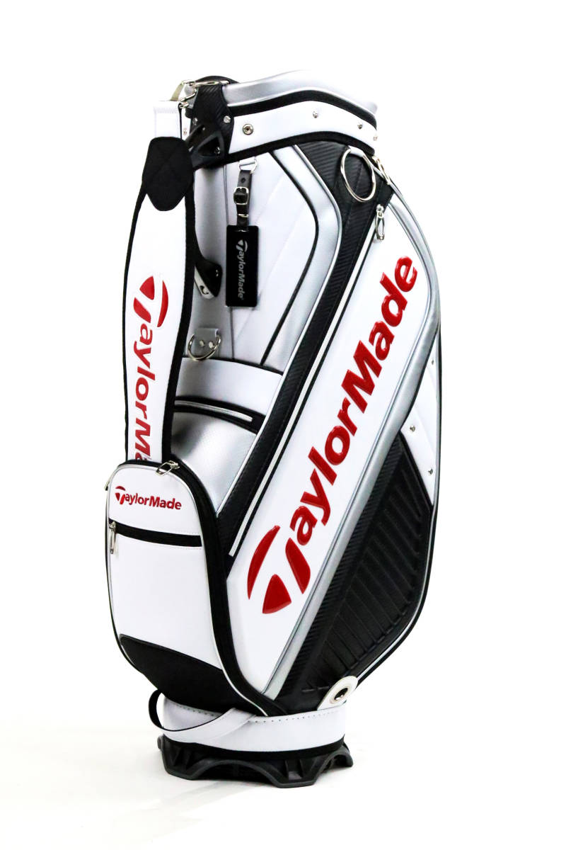 未使用新品TaylorMade M-6キャディーバッグ(white/silver/Red)最落ナシ! 