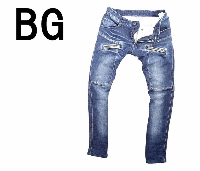 N39□パッチワーク N39□パッチワーク アンクル丈スキニーデニムパンツ