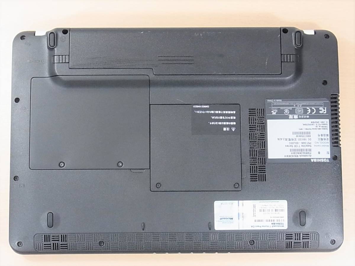 TOSHIBA ノートPC MX/33KWH SSD 120GB Celeron 743 1.30GHz 11.6インチ 