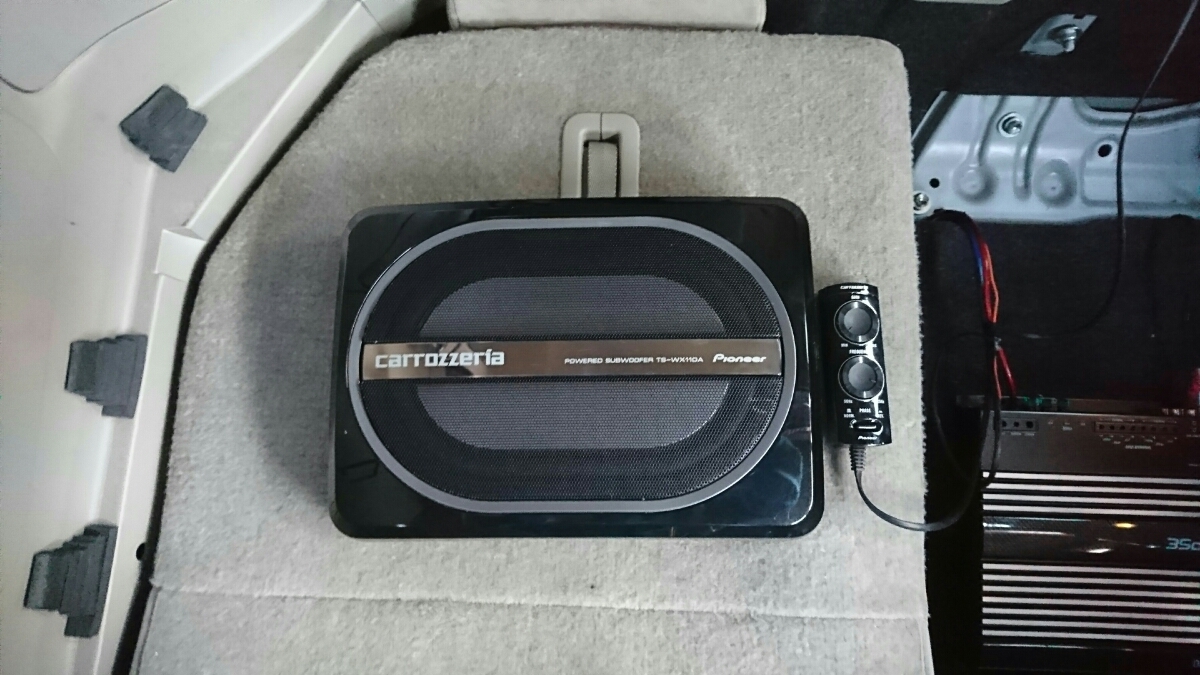 値下げPioneer Carrozzeria TS-WX110A サブウーファー カスタム品 pioneer パイオニア TS-WX110A サブウーファー パワード