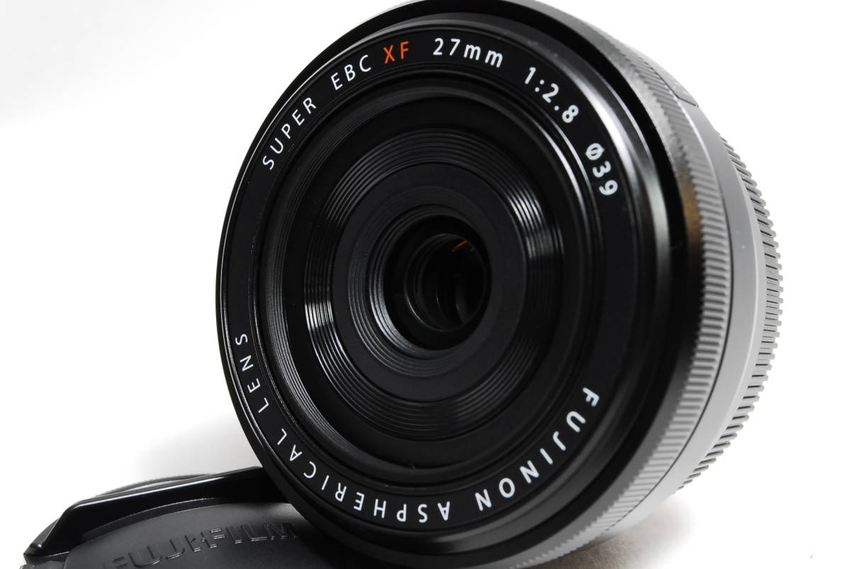a04★新品未使用★ FUJIFILM XF FUJINON XF27mm F2.8 単焦点レンズ ブラック 黒 富士フィルム フジノン パンケーキレンズ xf27mm_1