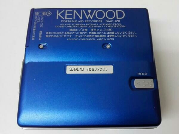 ジャンク KENWOOD ポータブルMDレコーダー 【公式通販】
