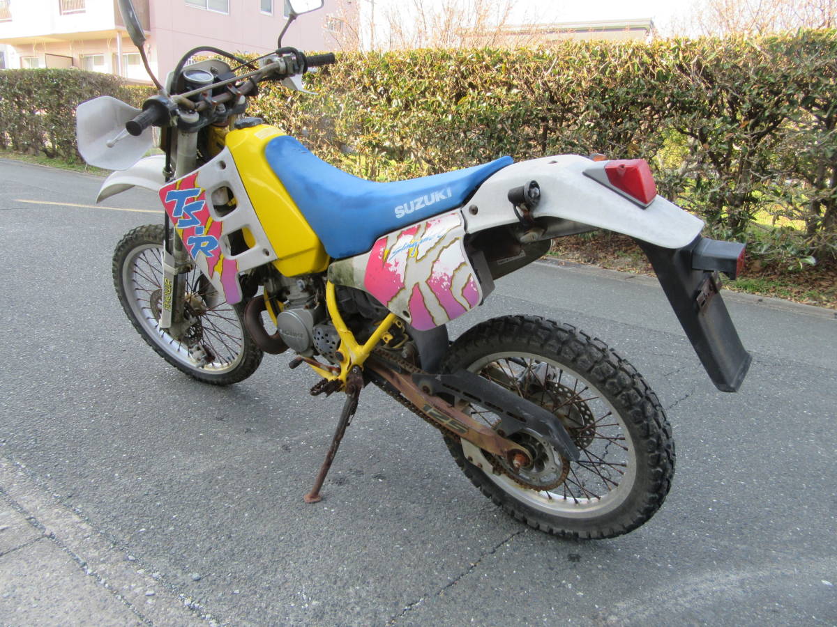 東京発 実動フルサイズ2スト】スズキSUZUKI TS125R(SF15A)後期94年式 東京発 実動フルサイズ2スト】スズキSUZUKI TS125R(SF15A)後期94年式