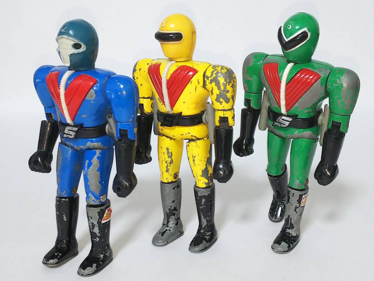 ポピー 秘密戦隊ゴレンジャー アオレンジャー キレンジャー ミド 