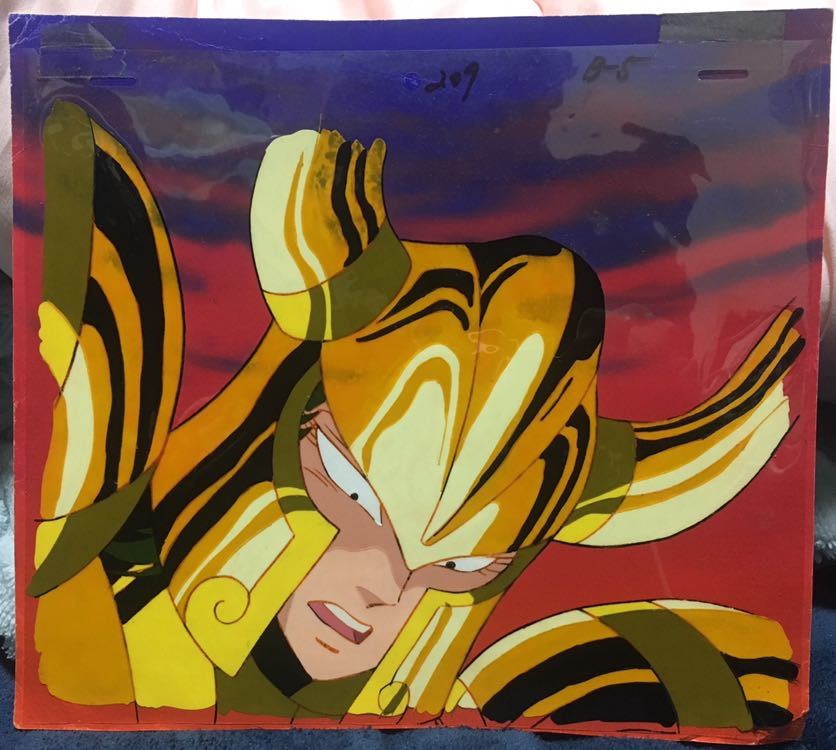 聖闘士星矢 山羊座（カプリコーン）のシュラ セル画