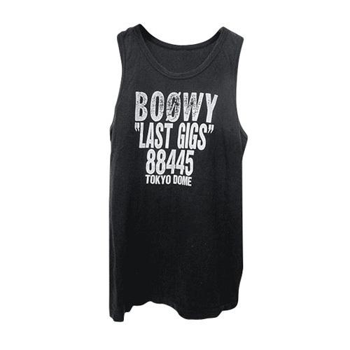 BOOWY GIGS タンクトップ LAST デッドストック 氷室京介 boowy OF 超