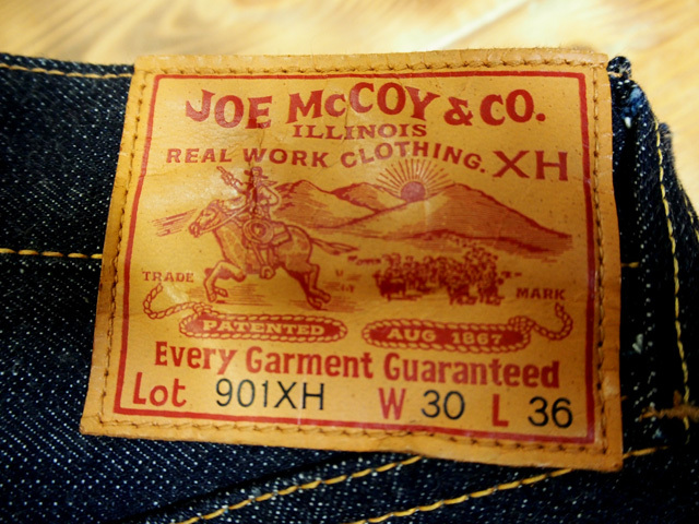 デッドストック JOE McCOY ジョーマッコイ 旧マッコイ 901XH デニム