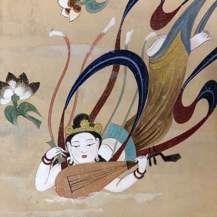 中島新光 “莫高窟” 敦煌莫高窟 仏教美術 木版画 版画 額装 中島新光 “莫高窟” 敦煌莫高窟 仏教美術 木版画 版画 額装 中島