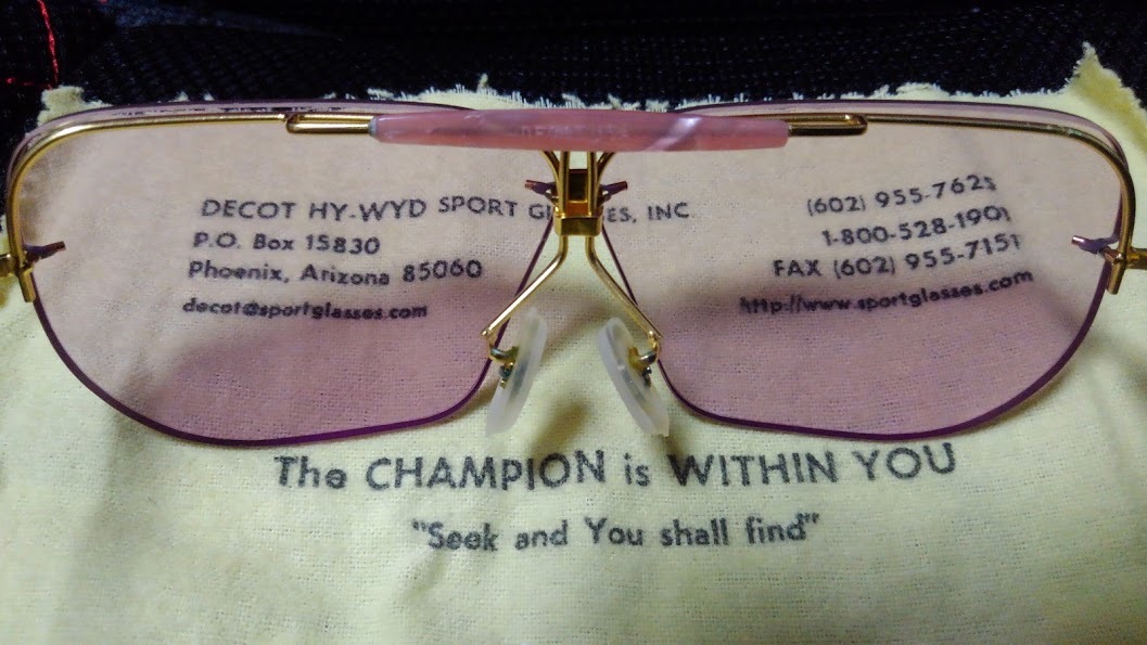 DECOT USA HY-WYD S/H スポーツシューティンググラス。 【公式通販】