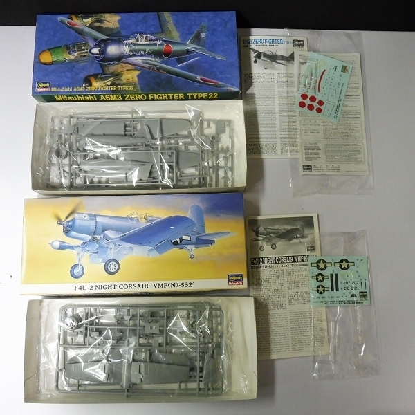 m V943c 大量 ハセガワ 1/72 零戦 52型 五四型/六四型 九七式戦闘機 他