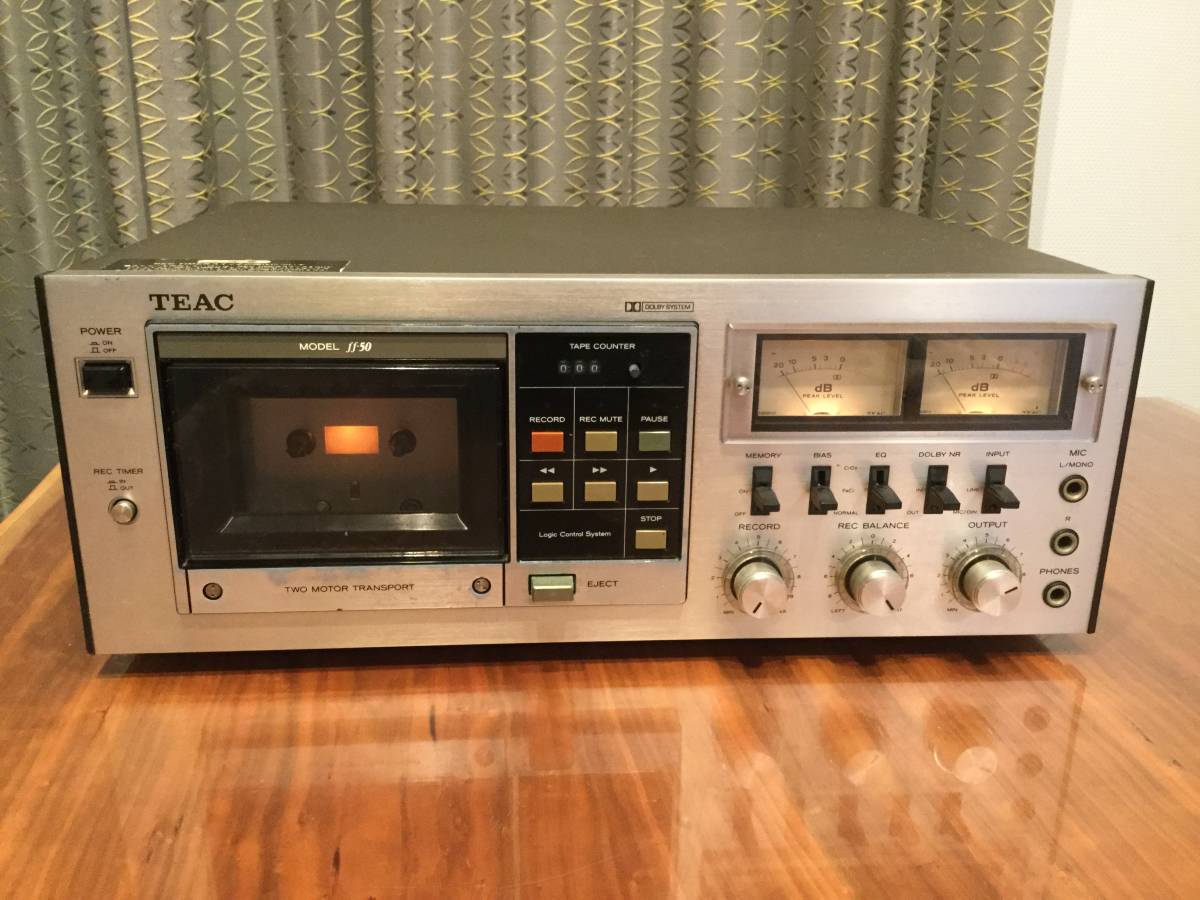 TEAC ff-50 カセットデッキ