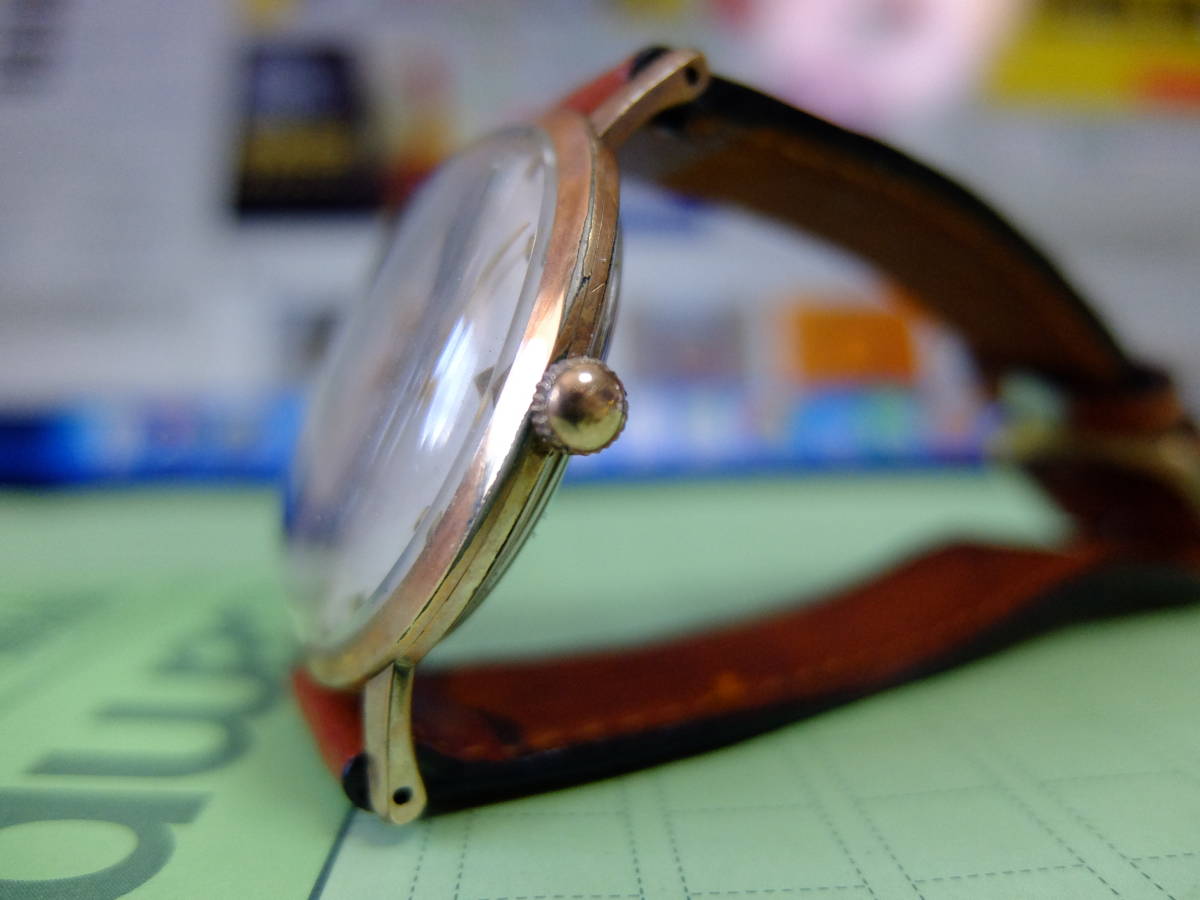 セイコー クロノス 手巻き 17石 14K 金張り SEIKO CRONOS 17JEWELS
