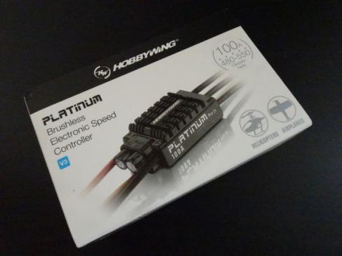 Platinum 100A V3 Hobbywing ESC HV - RC 2-6S Pro OPTO v3