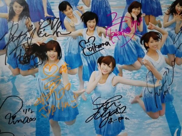 乃木坂46 ガールズルール 一期生全員 直筆サイン入りポスター