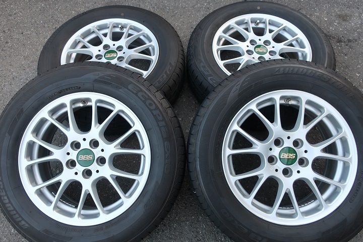 BBS RE-L RE5000 + BRIDGESTONE 195/65-15 タイヤホイール 4本セット