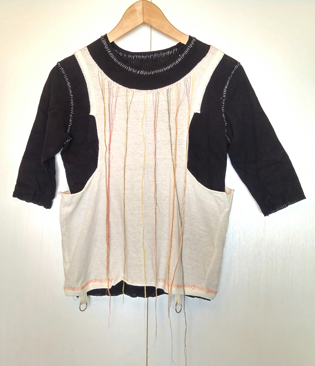 100%新品，人気 UNDER COVER アンダーカバー SCAB期 接ぎ合わせハンドステッチカットソー(長袖Tシャツ)｜売買されたオークション情報、yahooの商品情報をアーカイブ公開 - オークファン 男性用