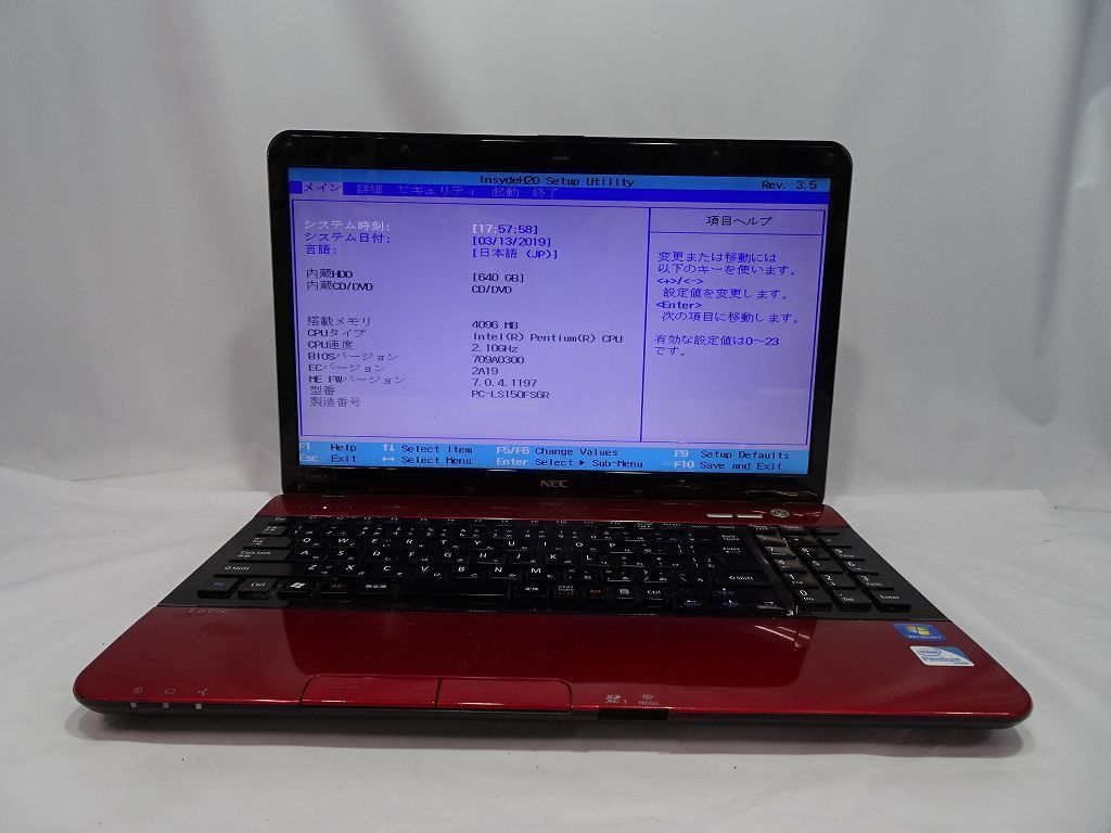 NEC LS150⁄F Pentium B950 LaVie Lavie 4GB 早割 Pentium-B950⁄4GB 大