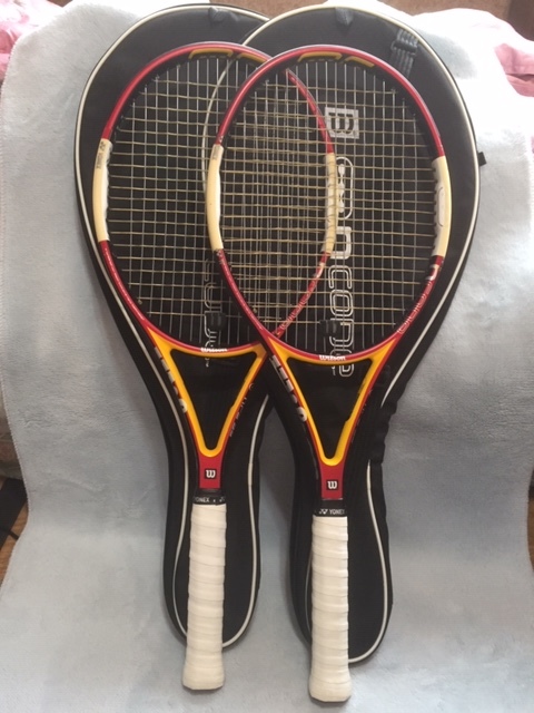 Wilson Blade テニスラケット 2本セット g3 Wilson BLADE 98 16X19 V9