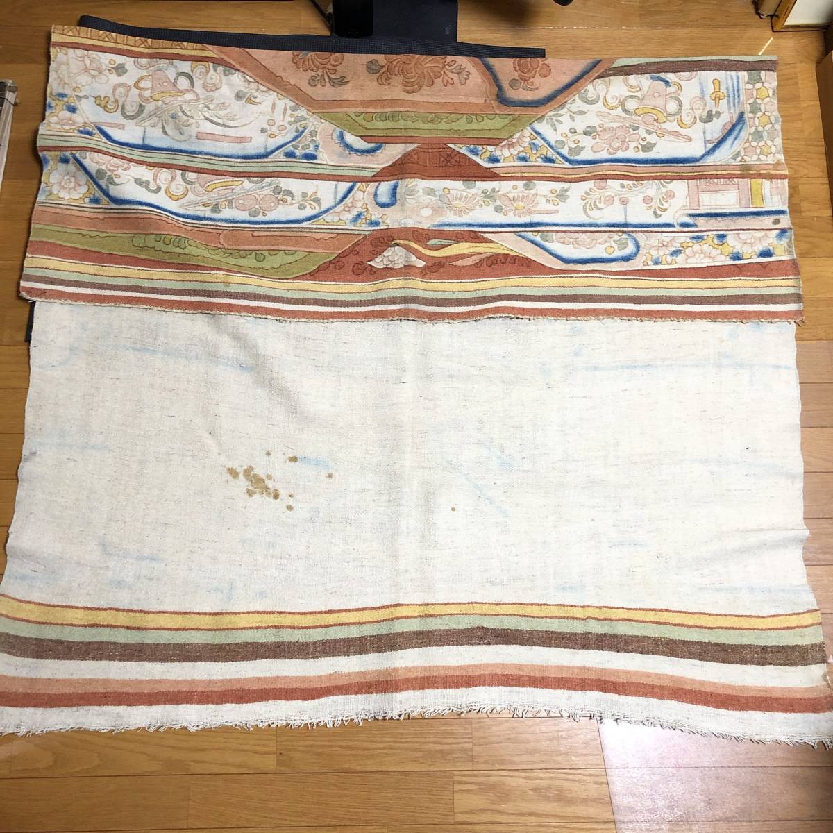 李朝民画 李朝 - 李朝！朝鮮綴！花文房具図綴れ織！手描き！本物！19世紀保証！ 絹本着色（朝鮮古美術 検 朝鮮民 李朝後期、18～19世紀◇鵲虎図額装 紙 冊架図 文房図 五朝鮮絵画 Yahoo!オークション 「花鳥図」李朝 李 蔬果